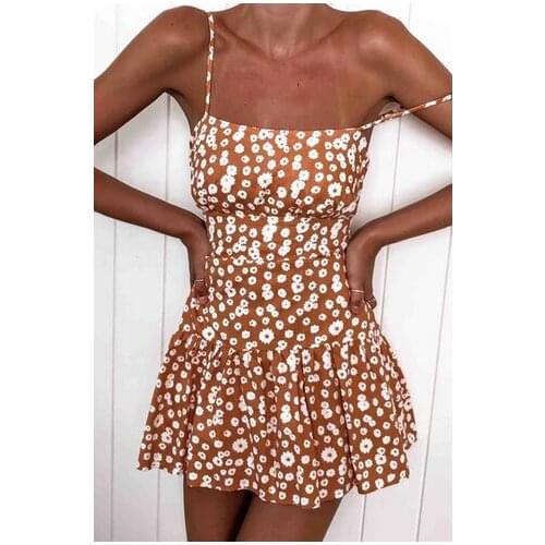 Women Bohemian Beach Summer Short Sleeve V-Neck Floral Party Dress Elegant Women Party Dress Fashion Tunic Dress Sundress