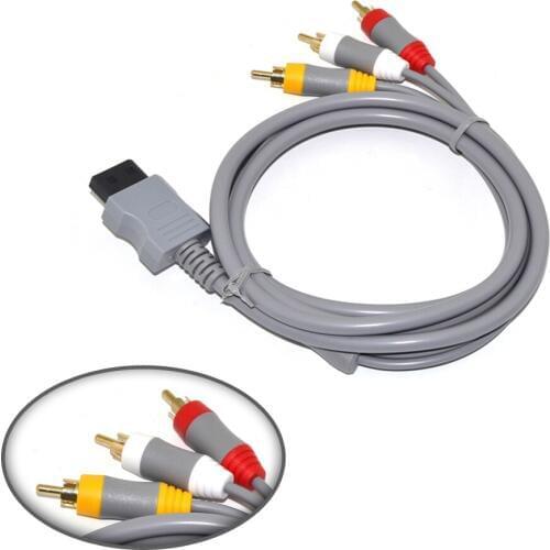 1.8m Component Cable HDTV Audio Video AV Cable Cord Wire for Wii Console Game Accessories