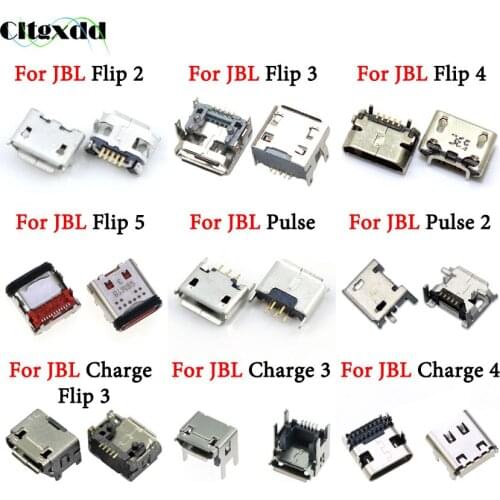 Cltgxdd 10pcs/lot For JBL Charge 3 4 Flip 5 4 3 2 Pulse 2 Bluetooth Speaker Micro USB Jack Charging Port Female Socket Connector