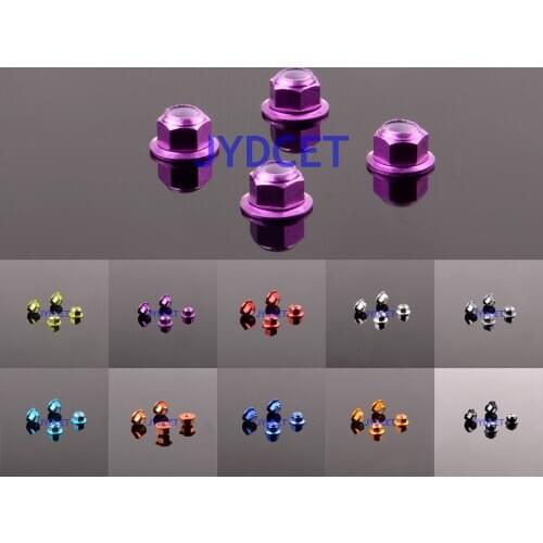 4pcs Aluminum M4 Wheel Nuts TS1613 For RC Model 1/16 Traxxas Slash 2WD Slash 4x4 Rustler Stampede Rally