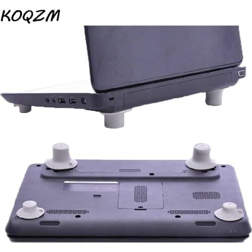 4pcs/set PVC Laptop Heat Reduction Pads Heat Cooling Feet Stand Holder Cooling Pad Desk Set Stationery Office Accessories