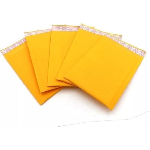 5 sizes New Kraft Paper Bubble Envelopes Bags Bubble Mailers Padded Envelopes Shipping Bag Self Seal Business Supplies 5pcs/lot