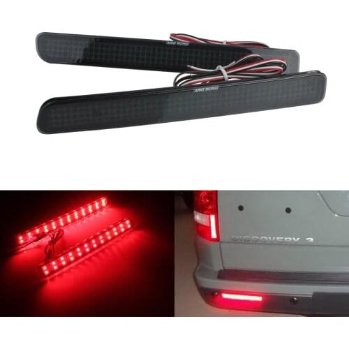 ANGRONG 1 Pair 2X SMD LED Rear Bumper Reflector Tail Brake Stop Light Lamps For Discovery 3 4 LR3 LR4 Range Rover Sport L320