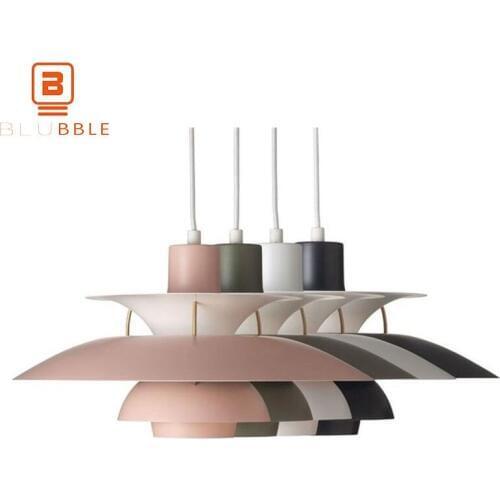 BLUBBLE Northern Europe Pendant Lamp Modern Bedroom Classic AC 90-240V Pendant Lights Max 40W Study Bedrooms Bar Hanglamp
