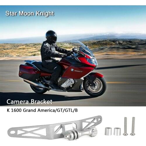 Motorcycle Holder Cam Camera Driving Recorder Bracket Front Camera Mount CamRack For BMW K1600GT K1600 K 1600 B GA GT GTL K1600B