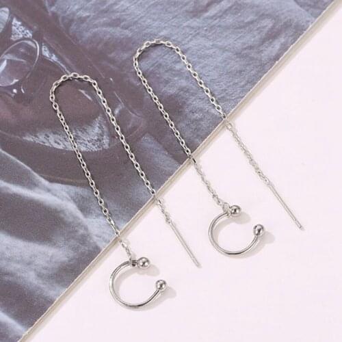 Long Tassel Earrings 10cm Chain Ear Line Earrings For Women Jewelry Gifts