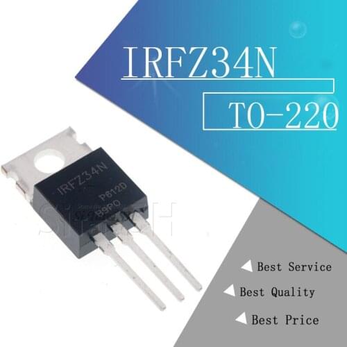 10PCS IRFZ34N TO220 IRFZ34NPBF TO-220 IRFZ34 new and original IC