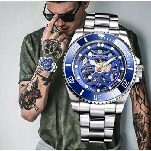 PAGANI DESIGN Luxury Brand Classic Mens Watches Automatic Mechanical Watch Clock Stainless Steel Waterproof Military Wristwatch