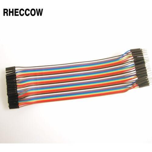 RHECCOW 5x40 way (200pcs)DuPont Wire Cable Line male to female Connector 20cm 7.87" for lab test breadboard