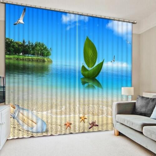 Luxury Living Room Curtains 3D Curtains For The Bedroom Kitchen Modern Window scenery curtains