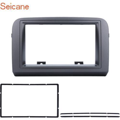 Seicane Double Din Dashboard Stereo Panel Car Radio Fascia Cover Plate Trim Installation Kit for FIAT CROMA