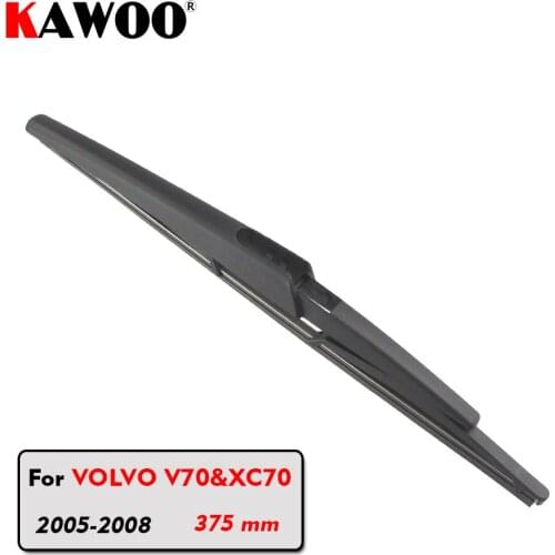 KAWOO Car Rear Wiper Blade Blades Back Window Wipers Arm For VOLVO V70&XC70 Hatchback (2005-2008) 375mm Auto Windscreen Blade