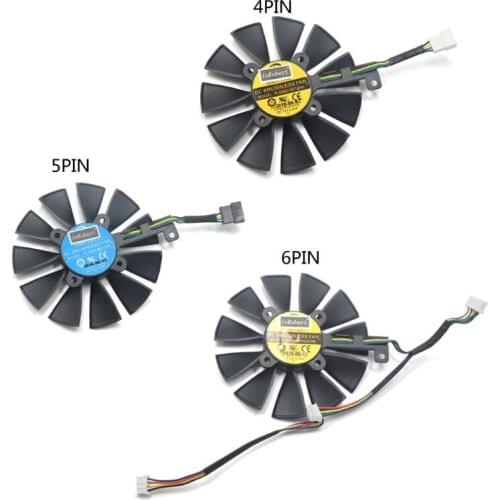 87MM PLD09210S12M PLD09210S12HH Cooling Fan Replace for asus Strix GTX 1060 OC 1070 1080 GTX 1080Ti RX 480 Graphics Card HX6B