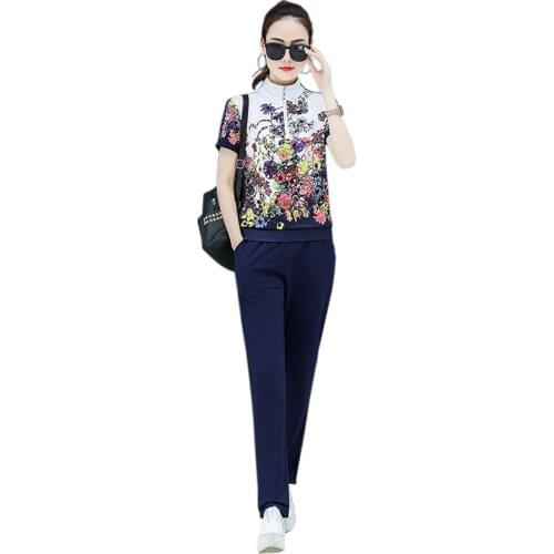 2020 Spring Zipper Cardigan Top and Trousers up and down Two-piece fashion Sweet Maiden long-sleeved Cardigan top Pants suit