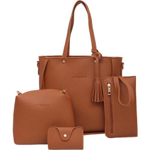 Women Bags Four Set Handbags Shoulder Tote Crossbody Bags taschen women bolsa masculina sac femme sac main femme torebka damska