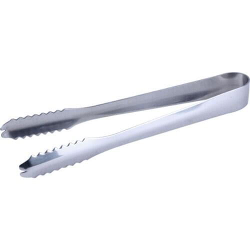 1pcs Good Quality Ice Tongs Tool Stainless Steel Barbecue BBQ Clip Bread Food Ice Clamp Kitchen Accessories