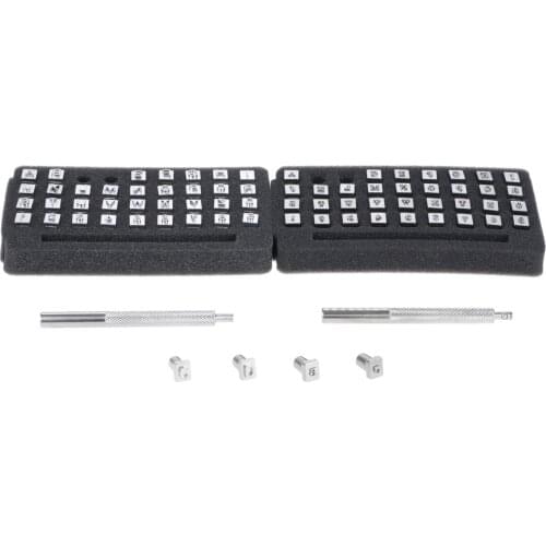 36pcs/1kit Leather Print Tools Stamp Carbon Steel Letter/Number 6mm/3mm Character Punch Seal Engraving Craft Mold Templet DIY