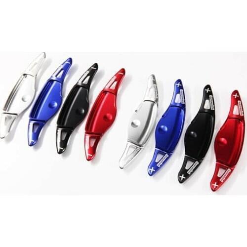 2PCS Steering Wheel Paddle Shifter Extension Aluminum For Hyundai I30 2017-20