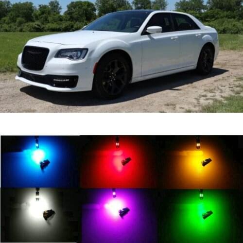 20pc/lot canbus t5 Instrument Dashboard LED Light Bulbs For chrysler 300 300c 300m GRAND VOYAGER 5 NEON SEBRING STRATUS VISION