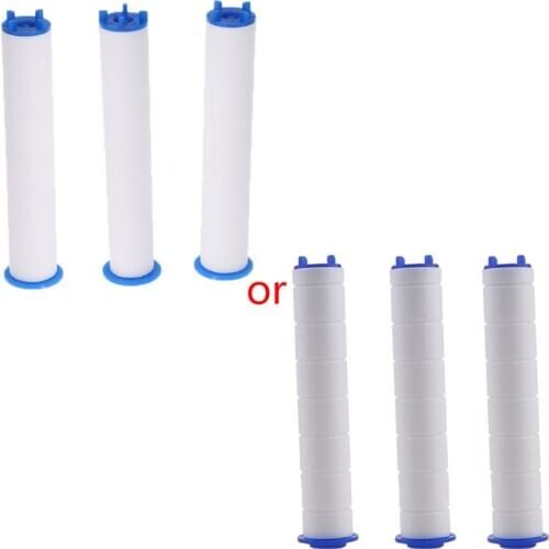 3 Pcs High Pressure Anion Hand Held Water Shower Filters Bathroom Bathing
