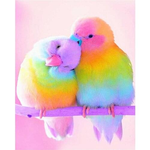 Diamond Mosaic Full Display Rhinestones Pictures Diamond Painting Birds Animal Wall Decoration Embroidery Cross Stitch Kit GJ818