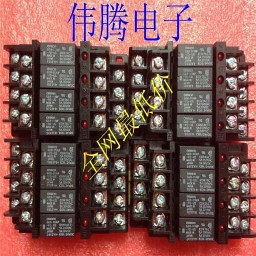 Free shipping 4 bit NEW relay module G6B-4BND relay DC24V G6B-1174P-FD-US