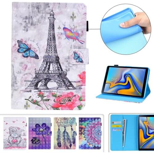 TPU Case for Samsung Galaxy Tab S5E 10.5 SM-T720 SM-T725 3D Printed silicone Back Cover for samsung Galaxy Tab S5E 2019 Stand