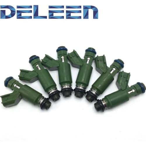 Deleen 6X Fuel Injector OEM 1X43-AB FOR 01-08 JAGUAR X TYPE 2.5 3.0 V-6 SET OF 6 Car Accessories