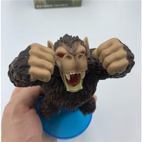 FigureCrazy Japanese Anime Figure Ape Gorilla Form Anger Roaring Standing PVC Action Figure Kid Black Gorilla Collect Toy 14cm