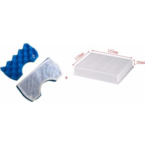 1*set of filter cotton+1* Vacuum Cleaner dust filter HEPA H11 DJ63-00672D Filter for Samsung SC4300 SC4470 White VC-B7