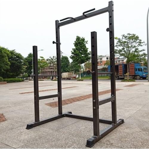 Frame Squat Rack Home Fitness Equipment Pull-ups Protection Bar Barbell Rack Single Parallel Bars Bench Press Gantry
