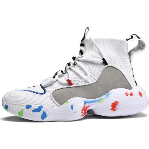 Womens Basketball Shoes,High-top Sport Shoes,Camouflage Sneaker,Twist Bottom,Big Size 35-47