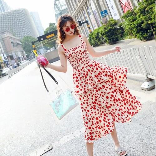 MLUOLANC Summer Polka Dot Dresses
