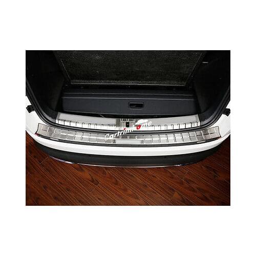 Outer + Inner Rear Sill Bumper Cover Plate 3pcs For Skoda Kodiaq 2016 - 2018