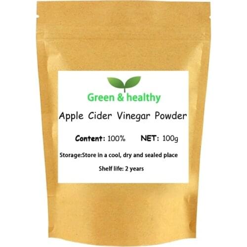 Natural apple cider vinegar 100% high quality apple cider vinegar powder raw material powder anti wrinkle and anti-aging