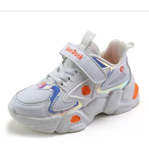 2021 Spring New Childrens Sneakers Boys and Girls Fashion Leather Casual Sports Shoes High Quality Running Kids Shoes Chaussur