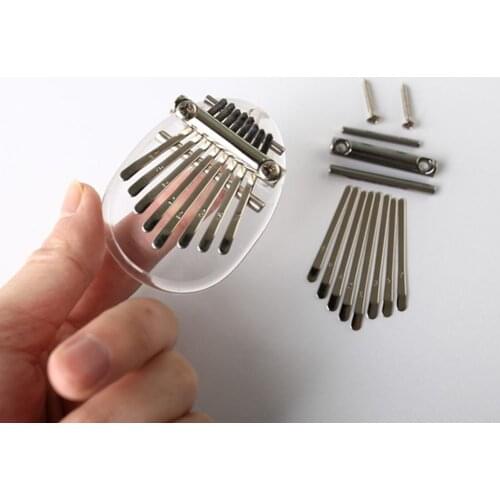 New Arrival Thumb Piano Kalimba Bridge Saddle 8 Key Set DIY Spare Parts Guitar Accessories Luthier Tool Hot Selling