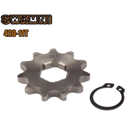 420 Chain 11T 17MM 20mm Front Engine Sprocket Cog Fit Motorcycle ATV Gokart 50cc 70cc 90cc 110c 125cc Pit Dirt Bike