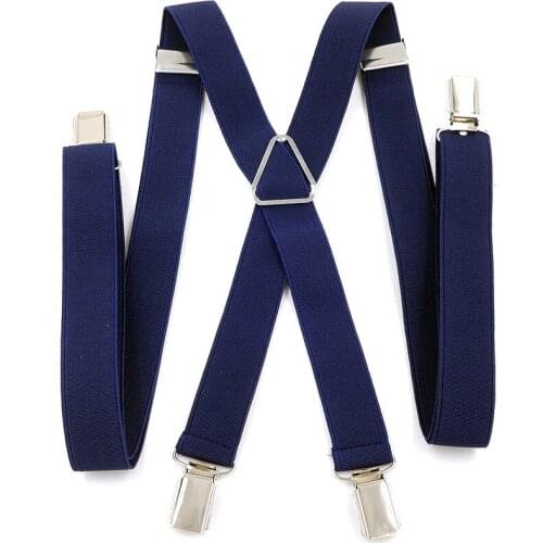 2.5CM Wide X Back Unisex Suspenders 2021 High-end Fashion Men Women Adjustable Elastic Kids Children Pants Holder Wedding Wear