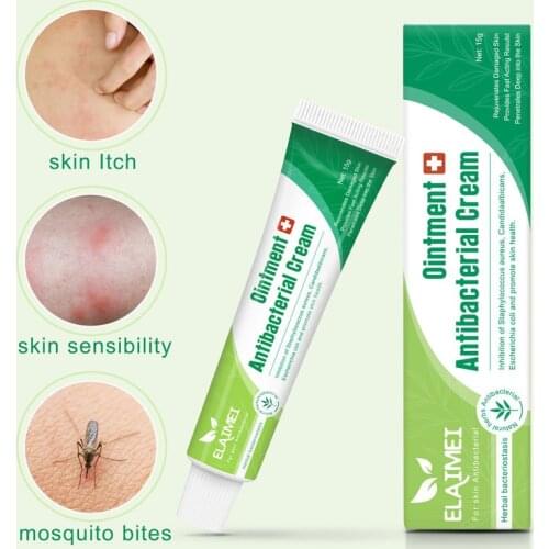 Plant Ointment Cream Psoriasis Antibacterial Treatment Anti-itchy Eczema Cream Skin Rash Urticaria Desquamation Body Skin Care