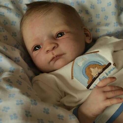 20 Inches Lifelike Reborn Baby DIY Doll Kit Baby Nils