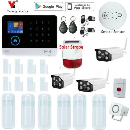 Spanish Italy French Dutch Voice WiFi 4G Intruder Alarm System Smart Home Security Alarm APP Control Video IP Camera Sensor