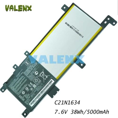 NEW laptop battery for Asus C21N1634 C21PQCH 7.6V 5000mAh replacement batteries