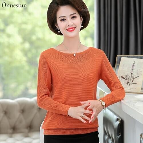 Sweater Women Autumn Women Pullover Knitwear Hollow Jumper Crop Top Solid Women Clothes O Neck Pull Femme Sweaters For Women