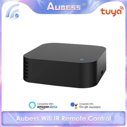 2021 Smart Wifi IR Controller Temperature Humidity Wireless Remote Control Via Smart Life Tuya APP Work With Alexa Google Home