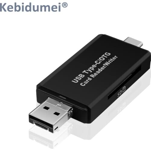 High-speed Type C micro USB USB 2.0 OTG Micro SD SD Card Reader for Android Computer Extension Headers