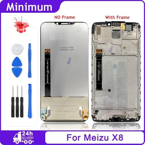 6.2" For Meizu X8 X 8 LCD Display Touch Screen Digitizer Assembly Replacement Parts + Tools
