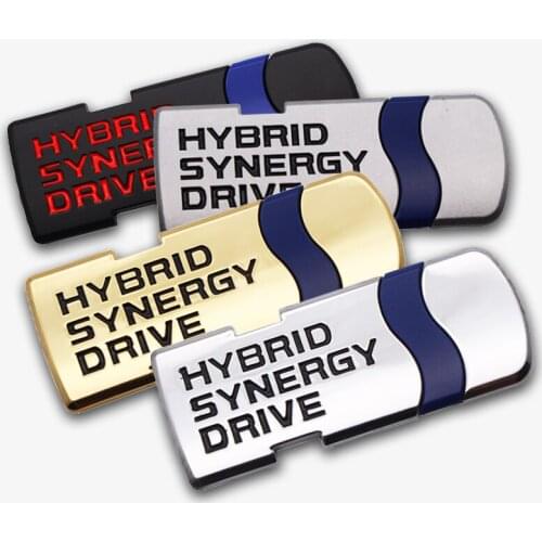 10x Hybrid Synergy Drive Emblem Stickers And Decals For Prius Camry Crown Auris Rav4s Car Styling Accessories
