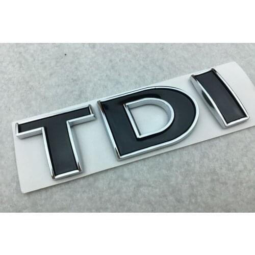 TDI 3D Badge Emblem Decal Auto Sticker Car styling for vw POLO Golf 7 Tiguan JETTA PASSAT b5 b6 MK4 MK5 MK6 MK7 car sticker