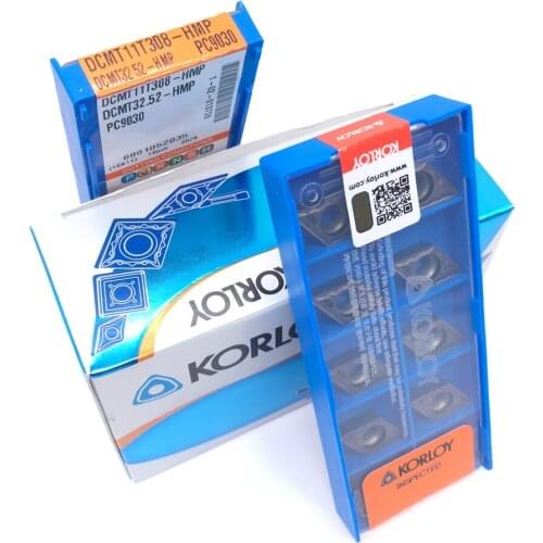 50PCS DCMT11T308 HMP PC9030 CNC Carbide Inserts for Indexable cutter SDJCR1616H11Processing stainless steel